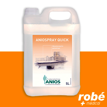 Spray désinfectant Aniospray Quick Anios - Bidon de 5L
