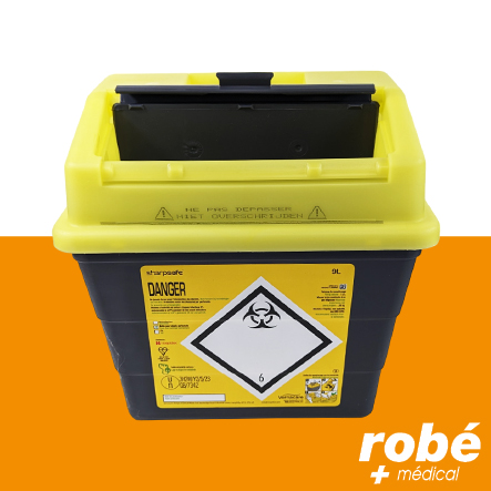 Collecteur à déchets - Sharpsafe 5ème génération - Volume 9 L