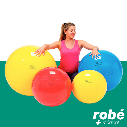 Ballon de gym - Physiothérapie et exercices ciblés - Gymnic - 75cm