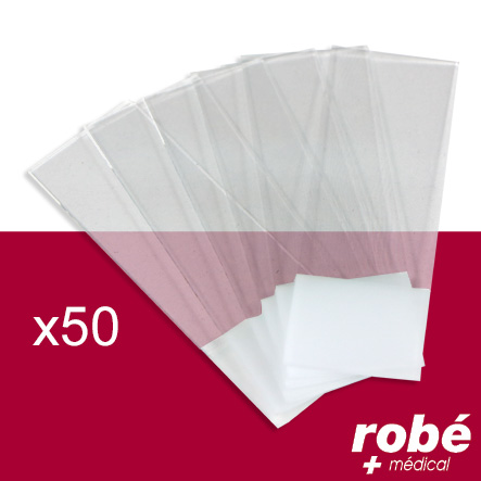 Lames porte-objet non rodées - Boîte de 50 lames