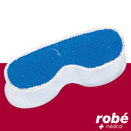 Coussin thermique microbilles à effet chaud/froid yeux et tempes - 8 x 24cm - Actipoche - Cooper