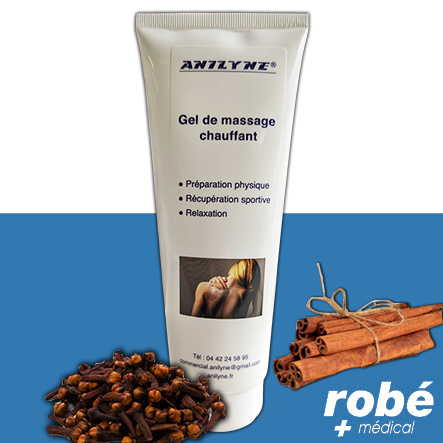 Gel de Massage Chauffant - Anilyne - Tube de 250ml - Phytomedica