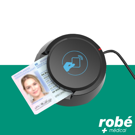 Lecteur de carte vitale monofente NFC contact et sans contact - ViewTroniXx
