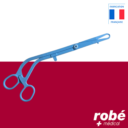 Pince de Pozzi coudée stérile, à usage unique Pm-Care Pozzi - Boîte de 20 unités - Prince Médical