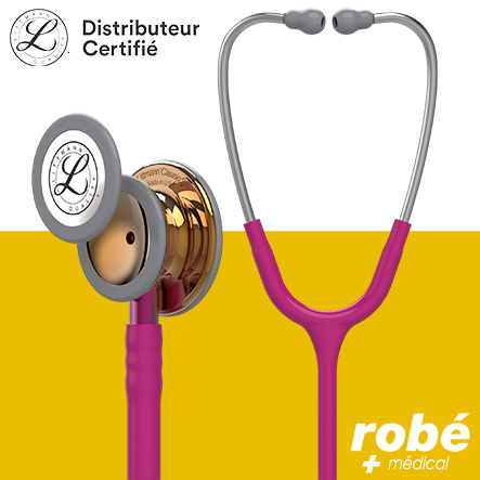 Nouveau : Stéthoscope Littmann - Classic III - Édition limitée - Couleur Framboise et Cuivre