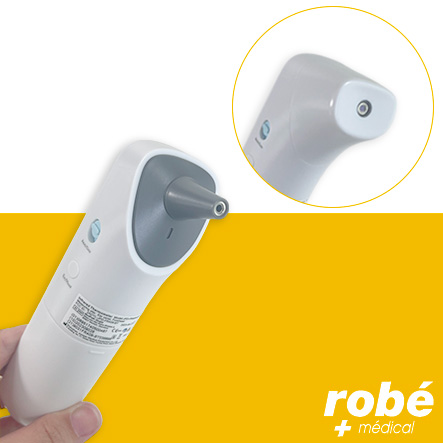 Thermomètre sans contact connexion Bluetooth - Frontal et auriculaire - Robemed