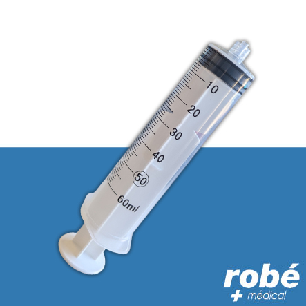 Seringues stériles embout Luer Lock 3 pièces - 50ml - HelphA - Boîte de 25