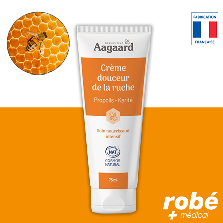 Crème douceur de la ruche pour le corps - Soin nourrissant intensif - 75 ml - Aagaard