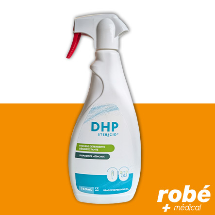 Mousse Détergente Désinfectante - Spray DHP - Flacon spray mousse 750 ml - Steridis