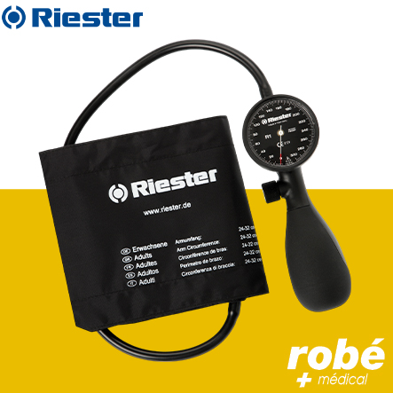 Tensiomètre manuel anéroïde technologie antichoc - Avec un brassard adulte -R1 Shock Proof- Riester