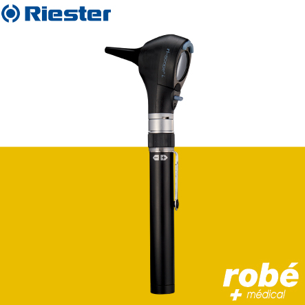 Otoscope ri-scope L2 - Led et Fibre optique - 2,5V sur piles - Coloris Noir - Riester