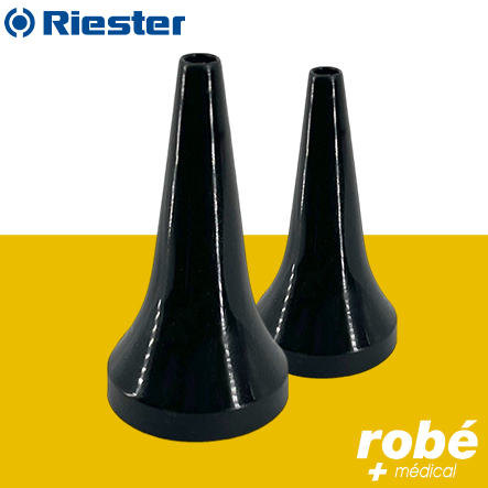 Spéculums auriculaires jetables pour otoscope Elitevue - Diamètre 4 mm - Sachet de 100 - Riester