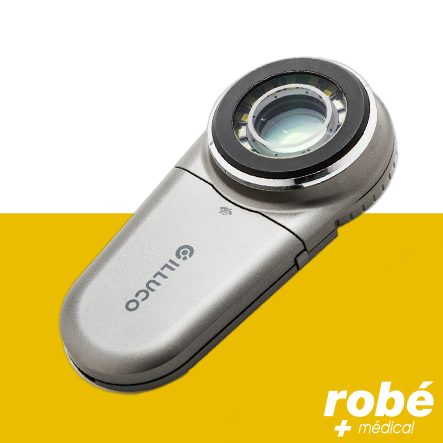 Dermatoscope 32 led et grossissement x10 - Avec câble Usb - IDS 1100 - Illuco