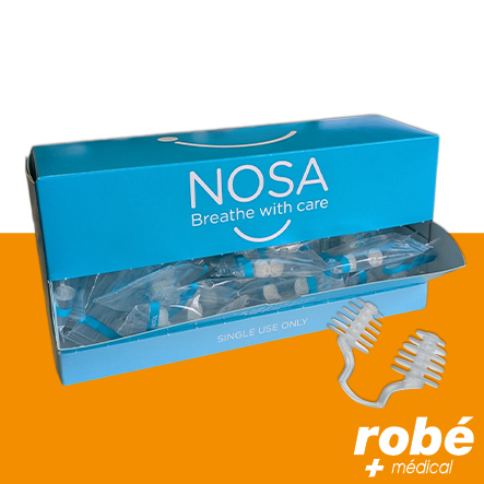 Bouchons de nez au menthol, à usage unique pour le contrôle des odeurs - Boîte de 50 - Nosa Plugs
