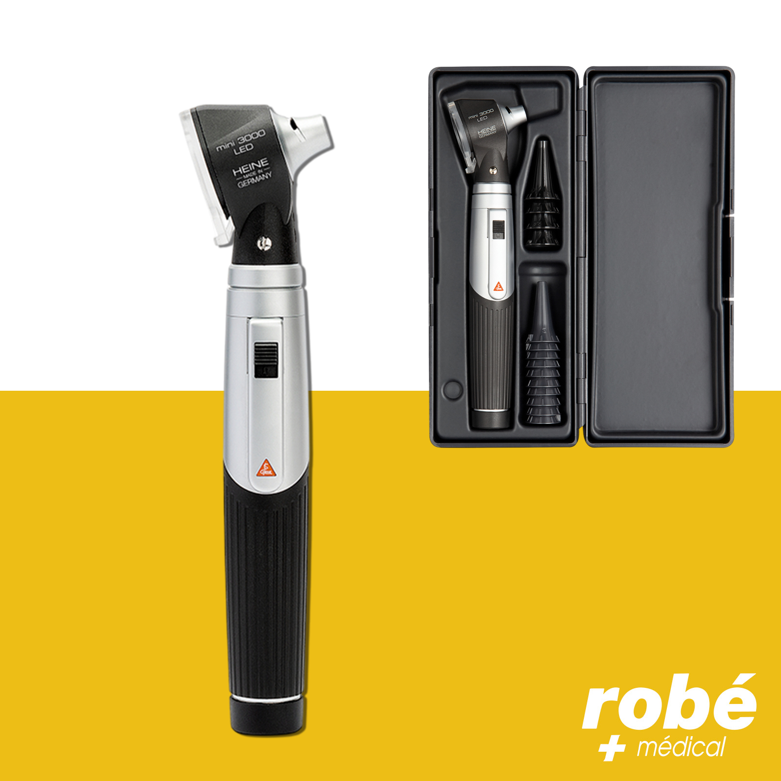Otoscope Heine Mini 3000 - Éclairage halogène direct Xhl