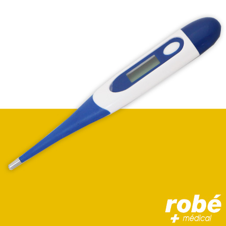 Thermomètre médical avec embout flexible