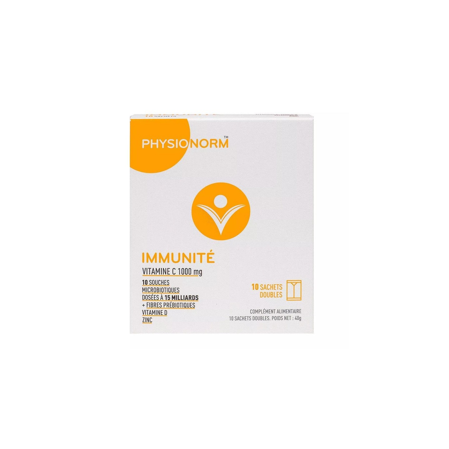Immubio Physionorm Immunité - 10 sachets doubles