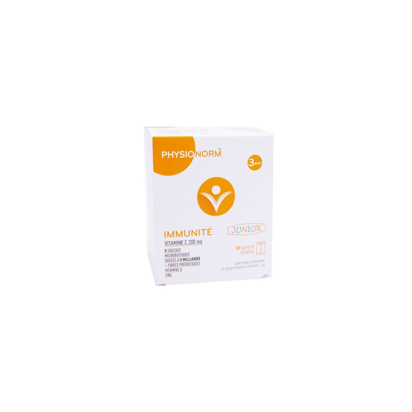 Immubio physionorm immunité junior 10 sachets