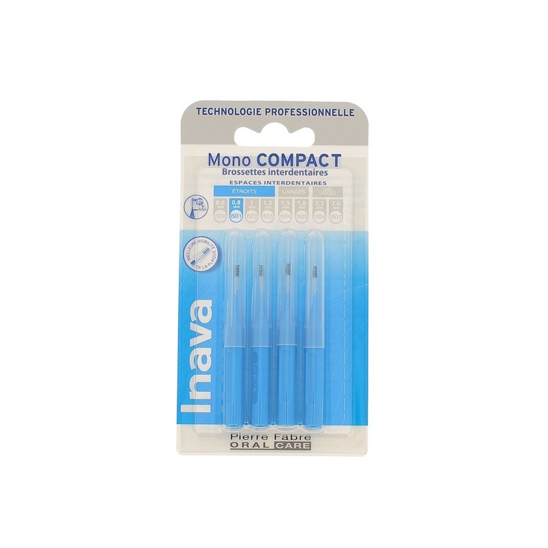 Pharmacie Bastille - Inava mono compact brossettes interdentaires x4