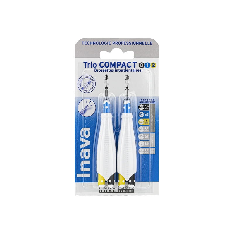 Pharmacie Bastille - Inava Trio Compact ISO 0 1 2 brossettes interdentaires