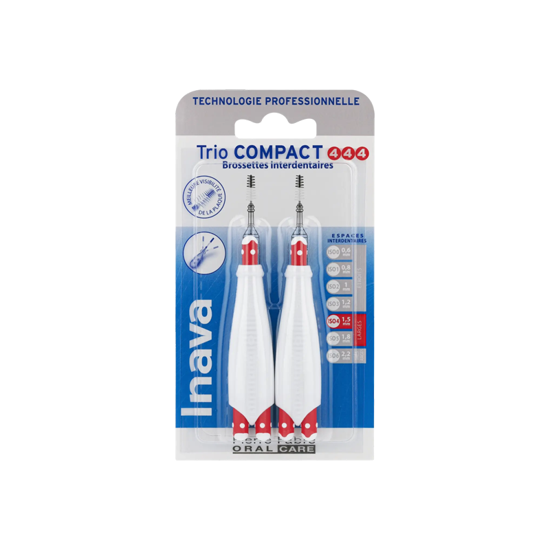Pharmacie Bastille - Inava Trio Compact ISO 444 brossettes interdentaires