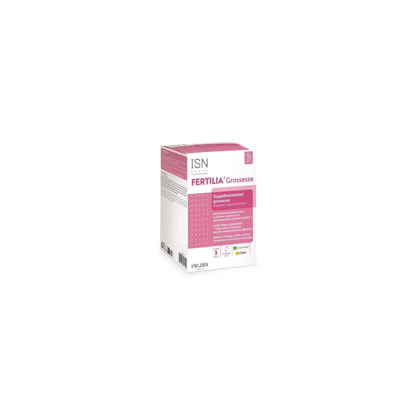 Ineldea Fertilia grossesse - 90 capsules