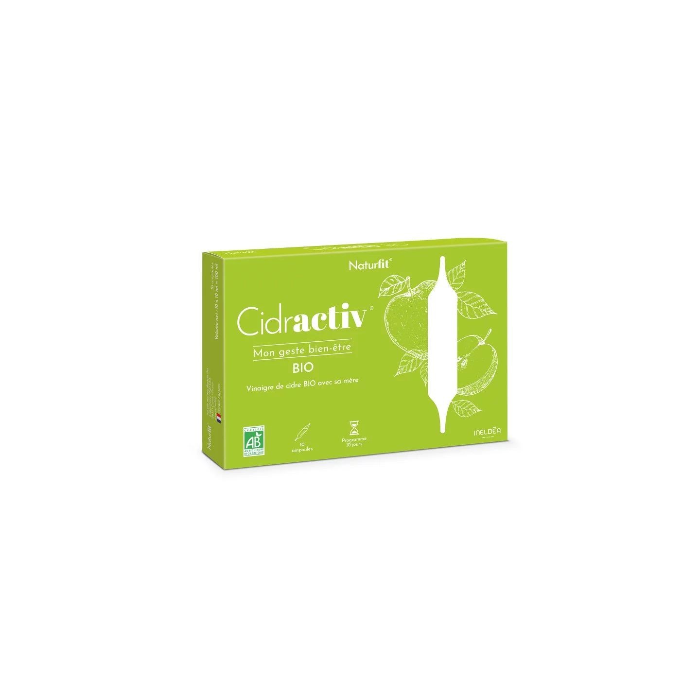 Ineldea Naturfit Cidractiv Bio - 10 ampoules