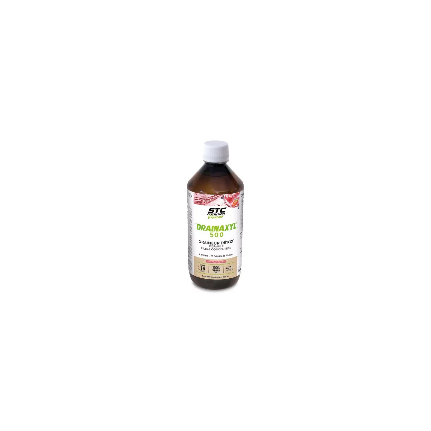 Ineldea STC Nutrition Drainaxyl 500 goût fruits rouges - 500ml