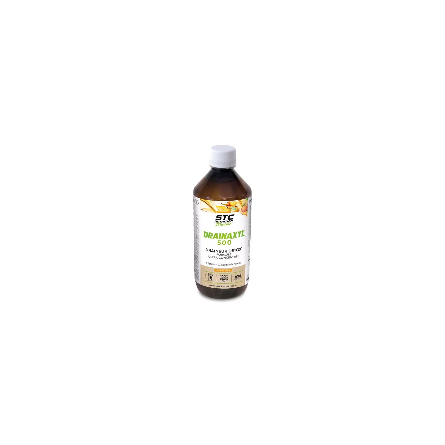 Ineldea STC Nutrition Drainaxyl 500 goût thé pêche - 500ml