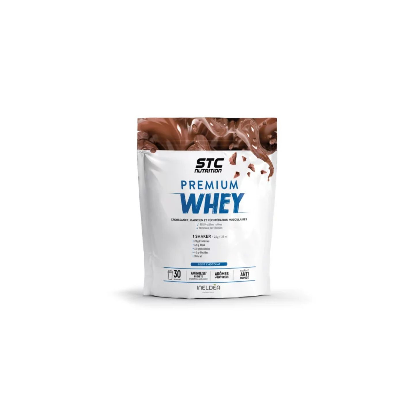 Ineldea STC Nutrition Premium Whey saveur chocolat - 750g