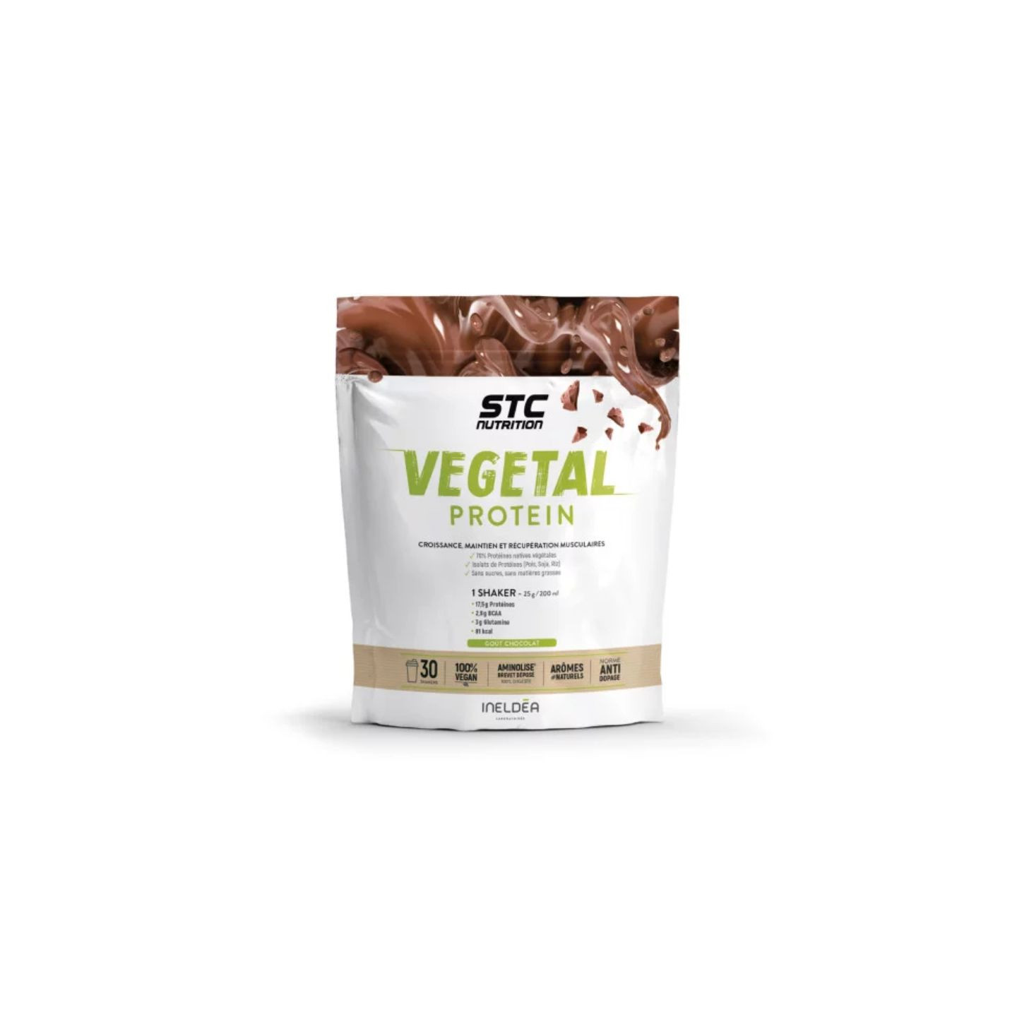 Ineldea STC Nutrition Vegetal Protein saveur chocolat - 750g