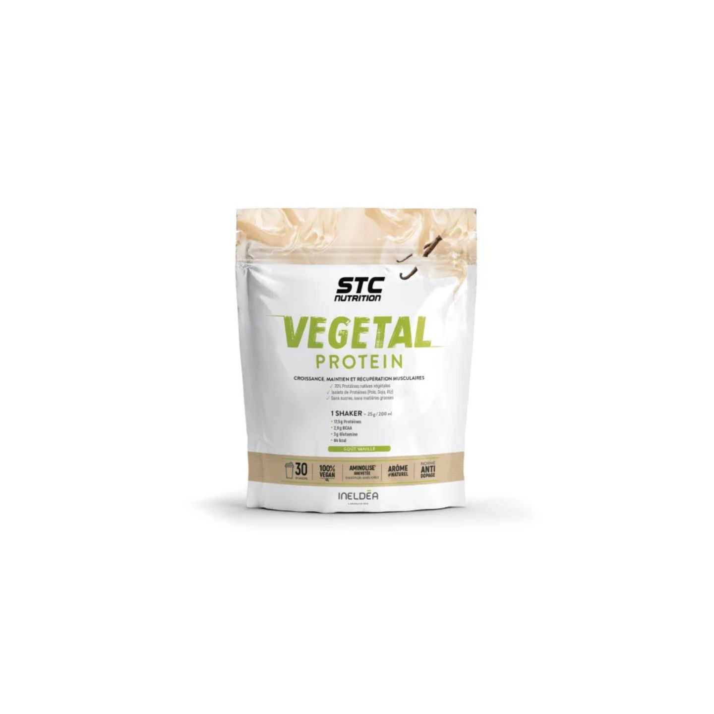 Ineldea STC Nutrition Vegetal Protein saveur vanille - 750g