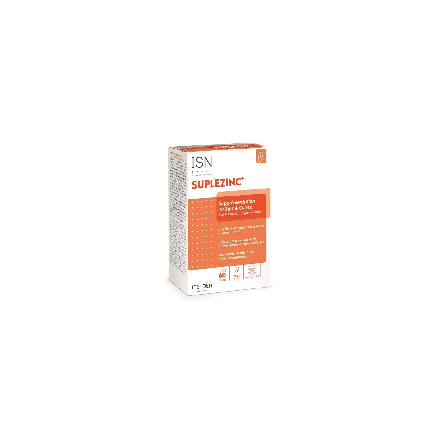 Ineldea Suplezinc - 60 gélules