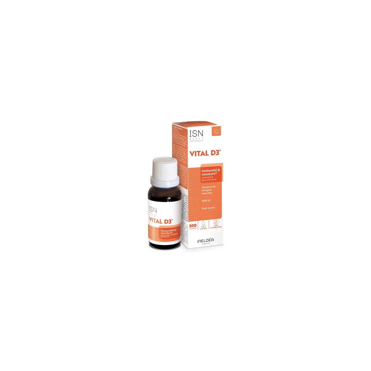 Ineldea Vital D3 - 500 gouttes