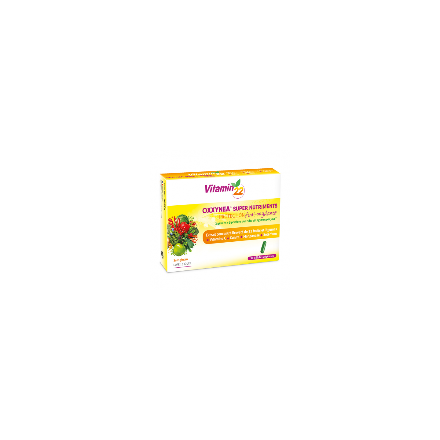 Ineldea Vitamin'22 Oxxynea Super nutriments - 30 gélules
