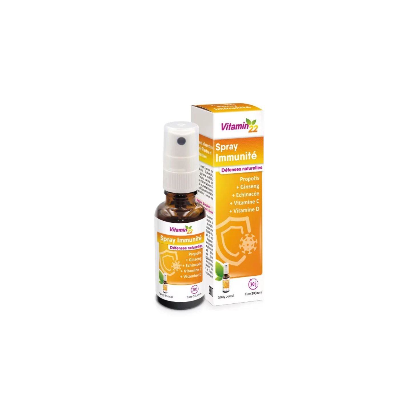 Ineldea Vitamin'22 Spray immunité - 20ml