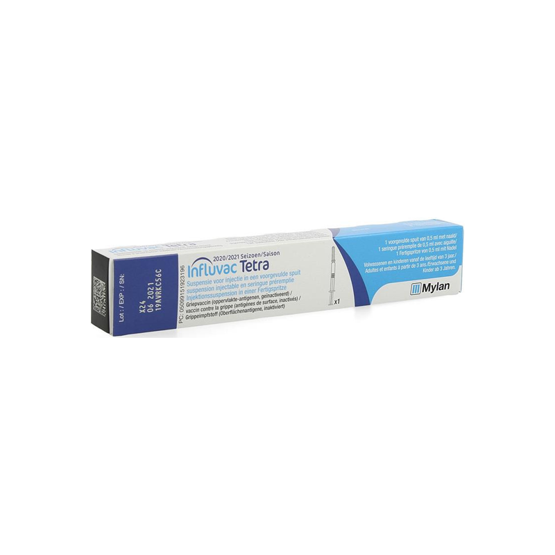 Pharmacie Bastille - Influvac Tetra suspension injectable en seringue