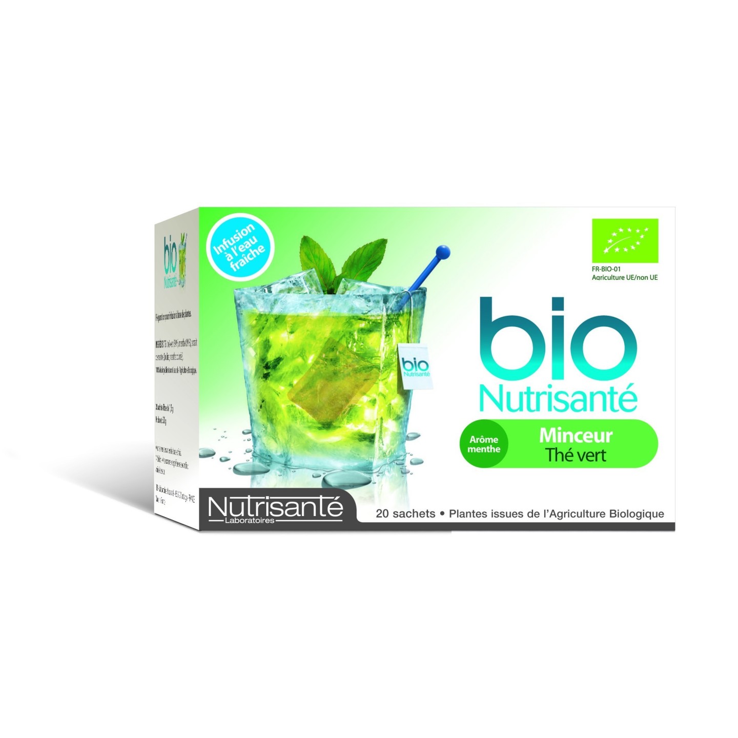 Infusion bio glacée minceur bte 20 sachets
