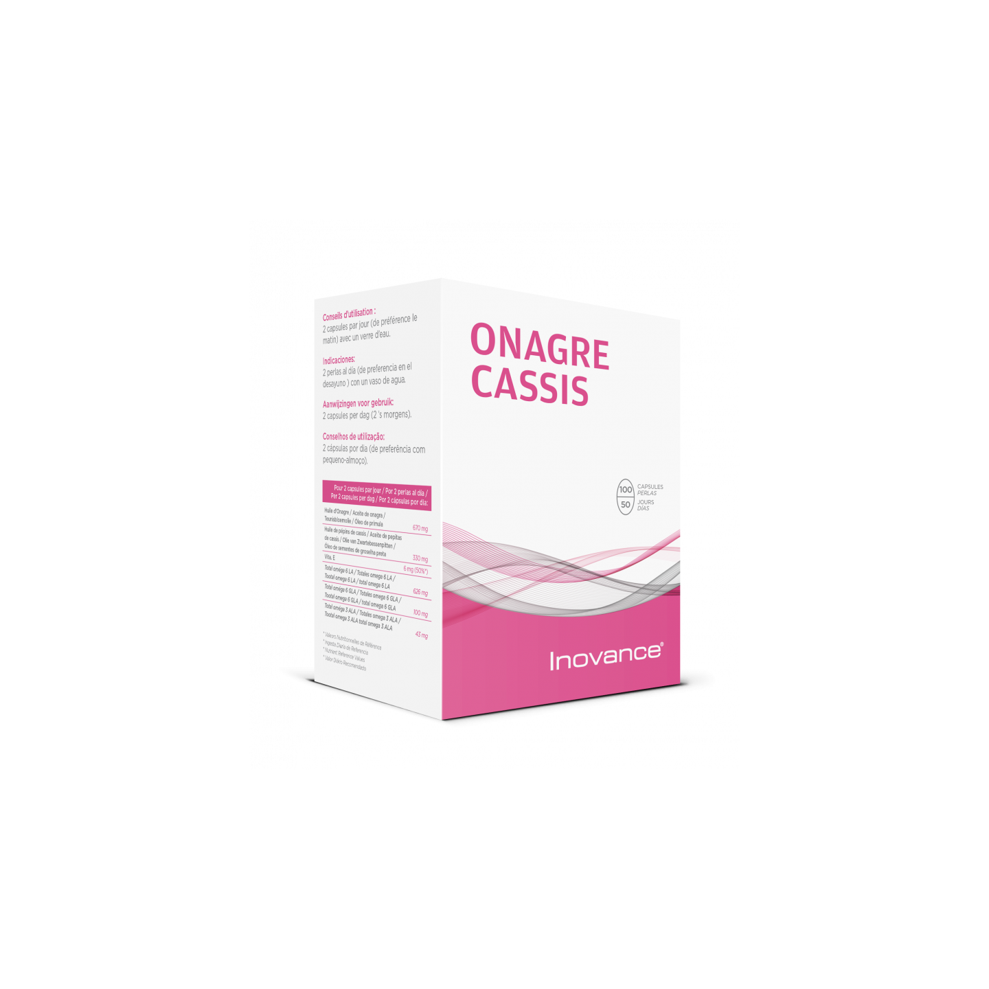 Inovance Onagre-Cassis - 100 capsules