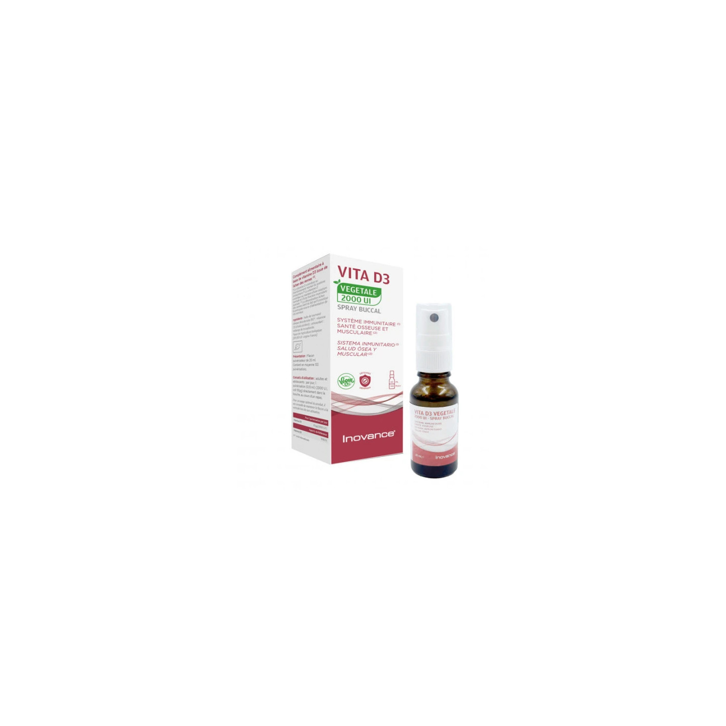 Inovance Vita D3 2000 UI végétale - 20ml