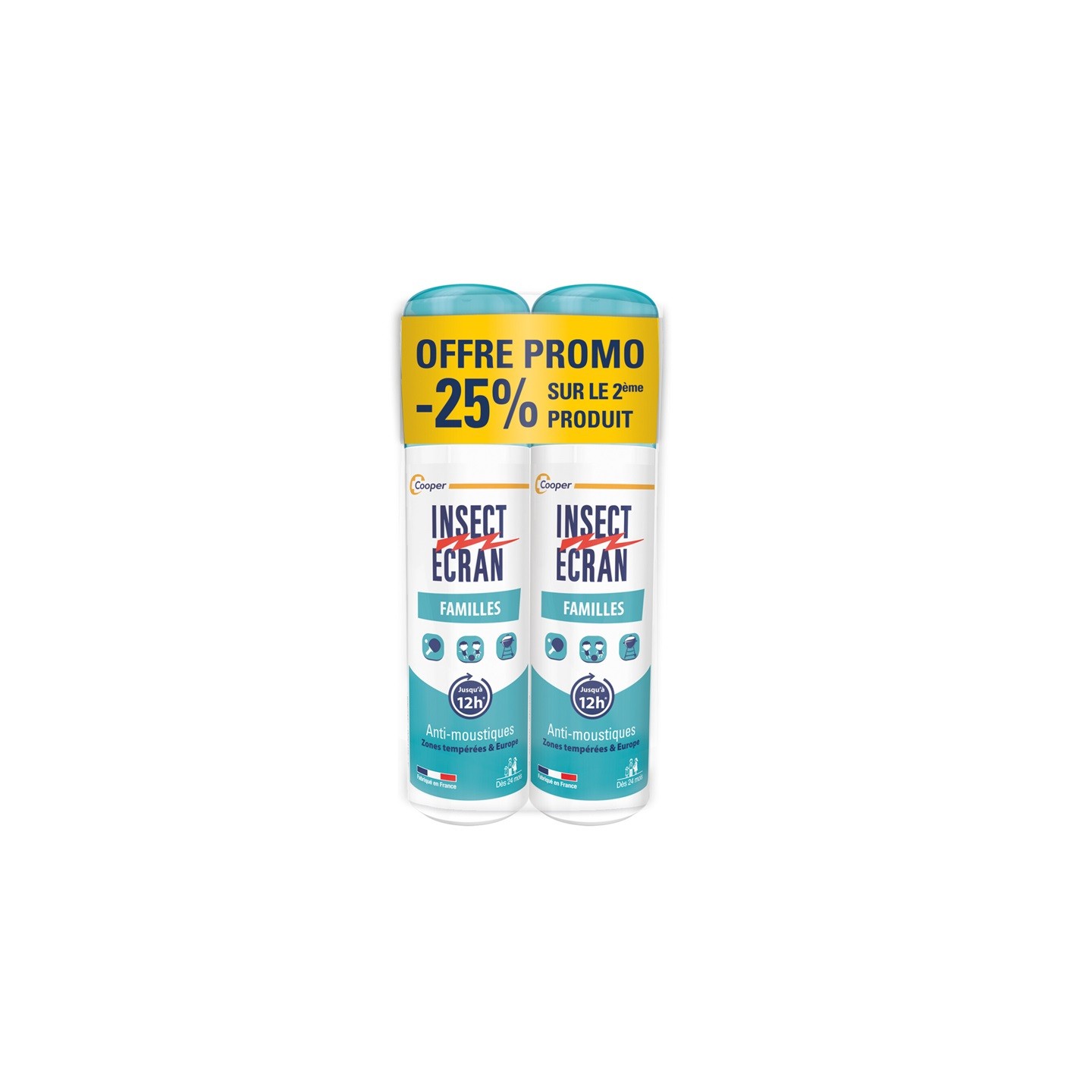 Insect Ecran Répulsif moustiques spécial famille - 2 x 100ml