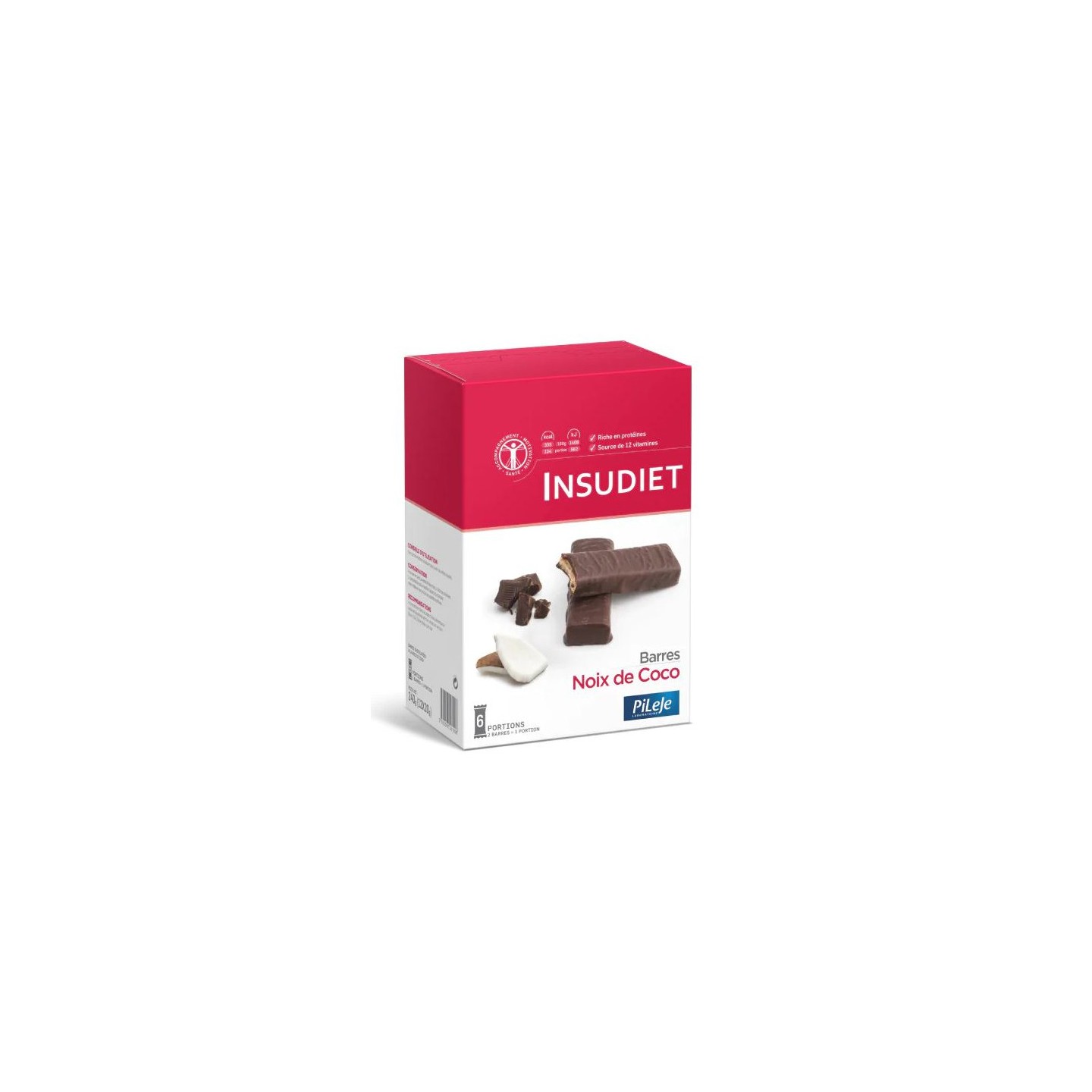 Insudiet Barre Noix de Coco 12 barres