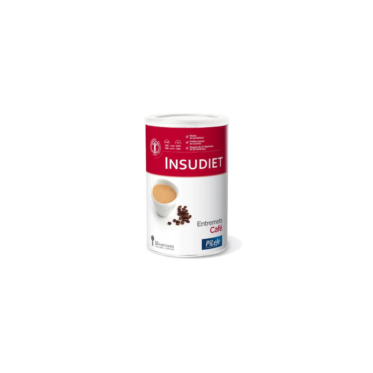Insudiet Entremets saveur Café - Pot de 300g