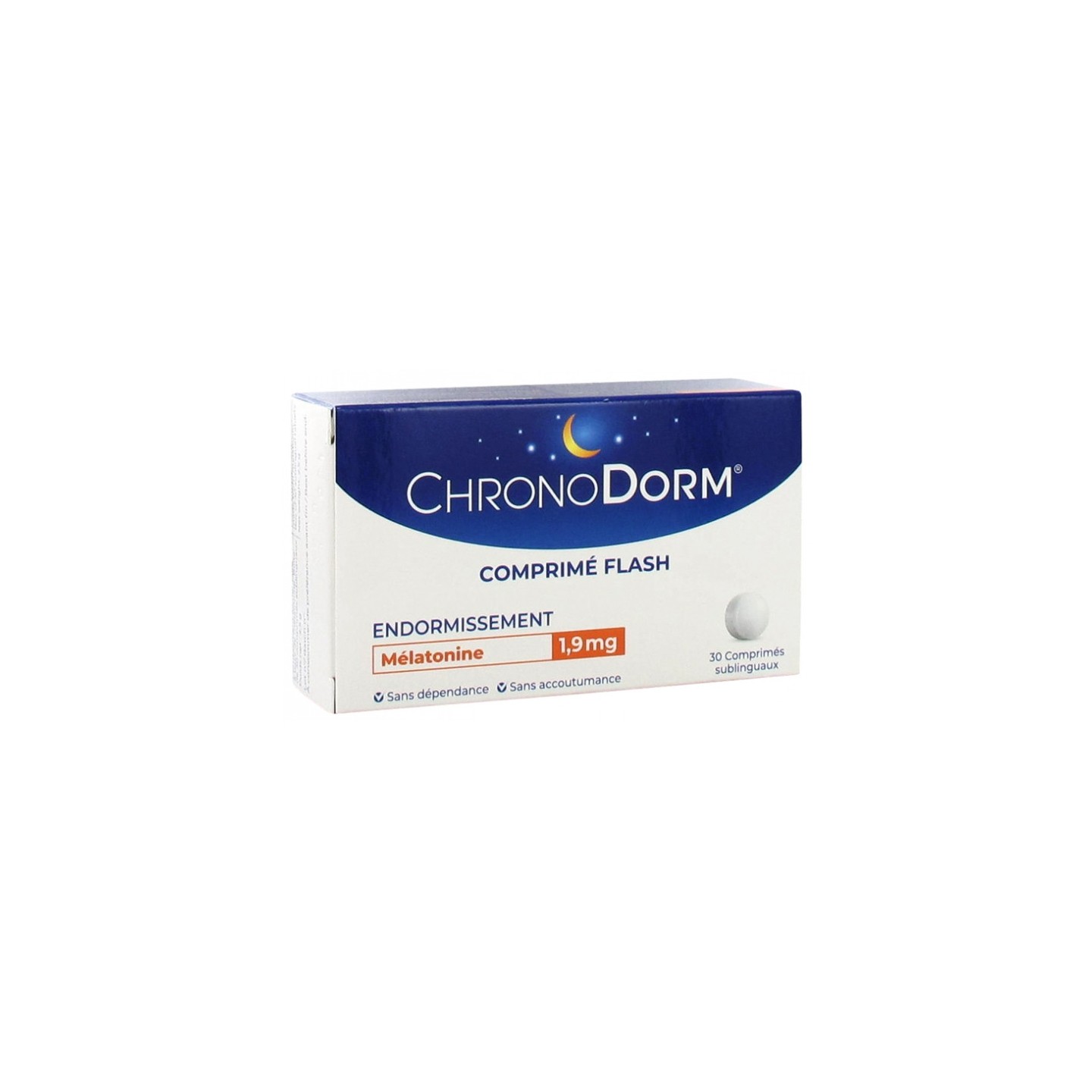 IPRAD Chronodorm Mélatonine 1,9 mg - 30 comprimés sublinguaux