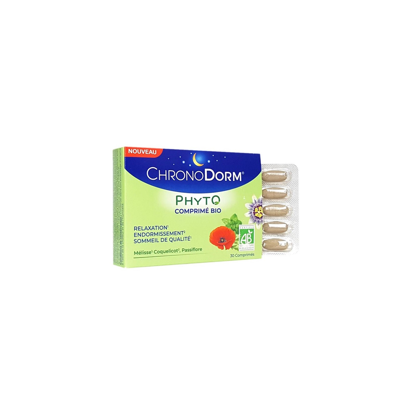 IPRAD ChronoDorm Phyto comprimés Bio - 30 comprimés