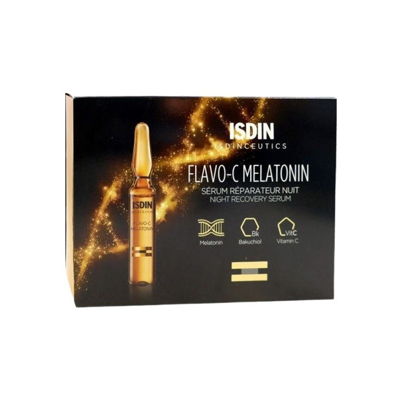 Pharmacie Bastille - Isdin isdinceutics flavo-C melatonin 10x2ml