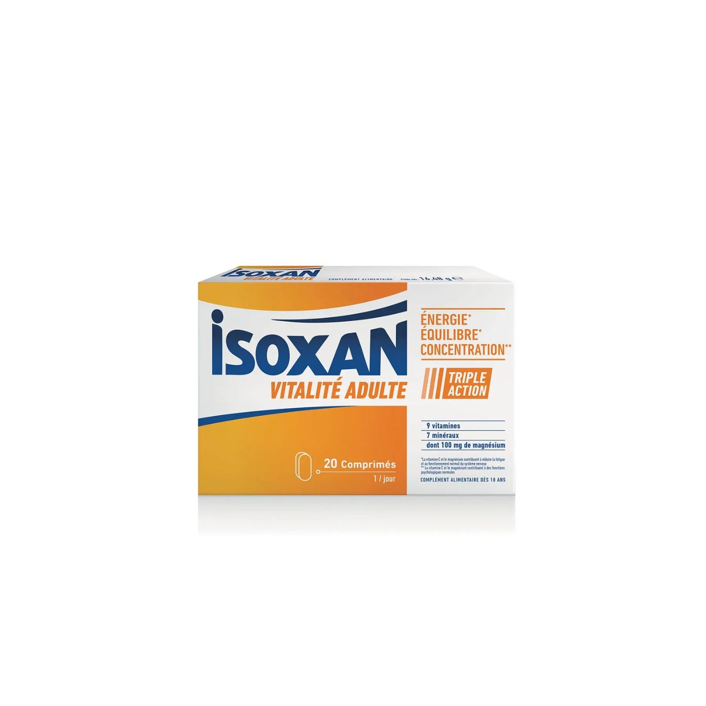 Isoxan Vitalité Adulte - 20 comprimés