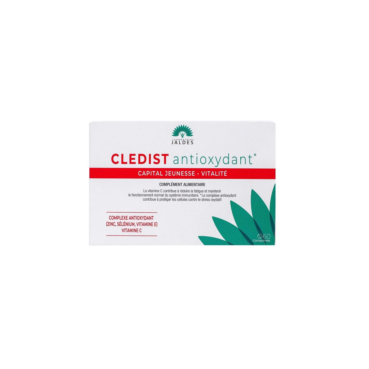 Jaldès Cledist antioxydant capital jeunesse vitalité - 60 comprimés
