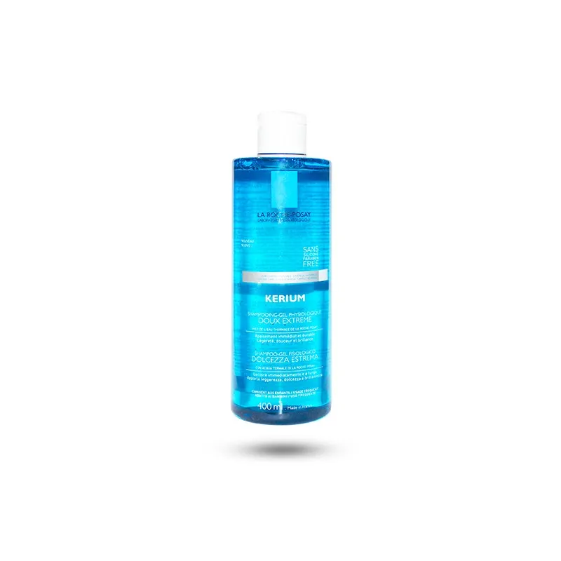 Kerium doux extrême shampooing-gel physiologique La Roche Posay - Flacon 400 ml
