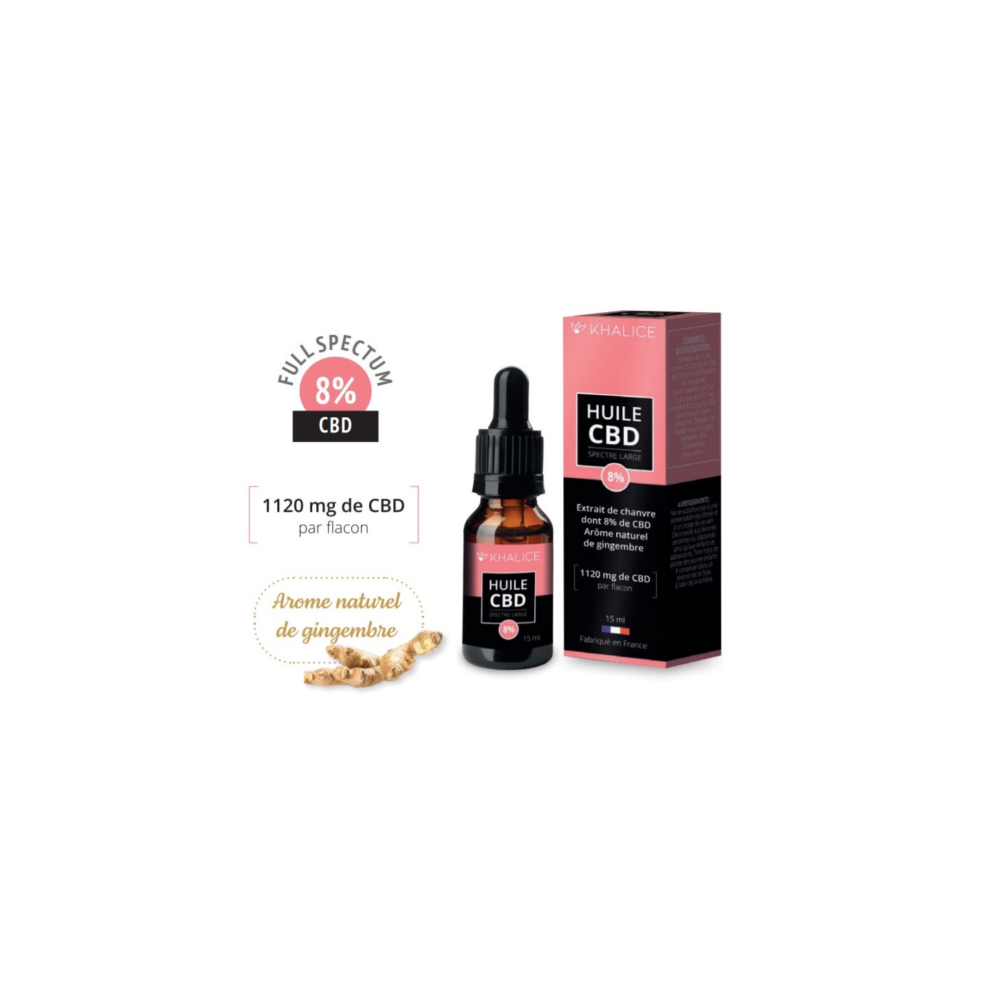 Khalice Huile CBD 8% - 15ml